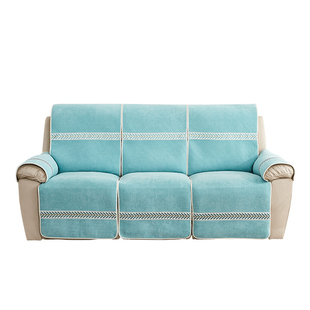 新款雪尼尔沙发适用垫四季头等仓沙发巾防滑电动功能沙发垫巾