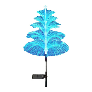 太阳能七彩变色水母灯庭院花园景观布置新款户外防水地插草坪树灯