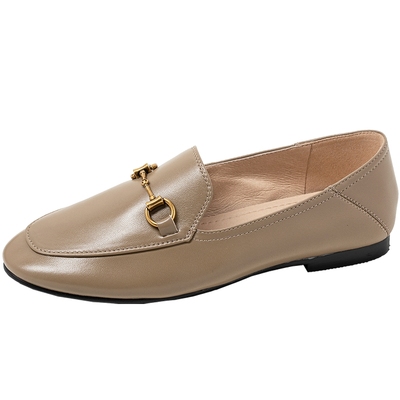 定制平底乐福鞋康莉小皮鞋