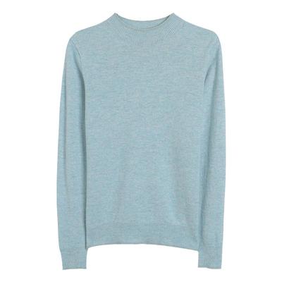 恒源祥新款半高领针织衫套头纯羊