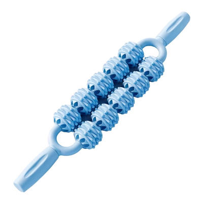 双排按摩棒肌肉放松滚轮舒缓疲劳