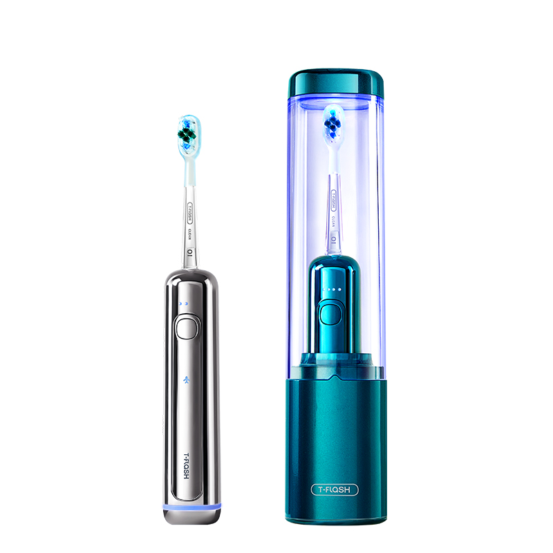 同诗/艾齐杀菌扫振电动牙刷消毒成人情侣套装男女款礼盒礼物U2pro