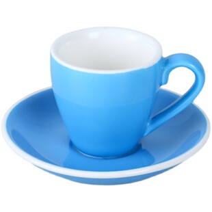 特浓espresso意式浓缩咖啡杯碟套装小号精致迷你杯子下午茶杯80ML