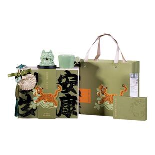 【西泠文房】岁岁安康端午茶具香器礼盒龙泉青瓷国潮商务伴手礼品