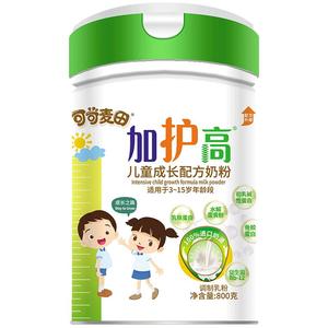 可可麦田加护高儿童成长奶粉高钙学生儿童奶粉4段3-15岁800g