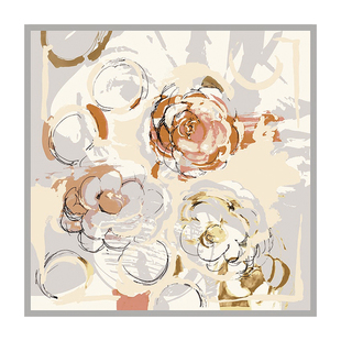 上海故事2026新款印花真丝大方巾高级感披肩桑蚕丝妈妈礼物礼盒装