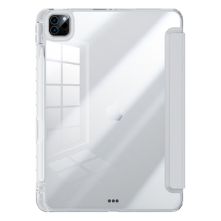 2026新款透明ipadpro保护套air7保护壳6带笔槽11英寸适用苹果平板2021防弯摔4轻薄mini7亚克力11代10全包9