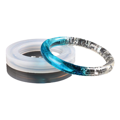 水晶滴胶环氧树脂手镯硅胶模具镜面磨具手工diy制作材料工具配件