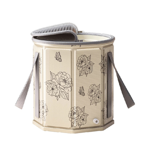 折叠泡脚桶过小腿泡脚袋家用养生足浴便携洗脚盆保温神器过膝深桶