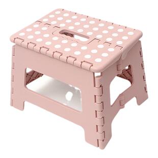 折叠塑料凳子便携式加厚户外小板凳儿童家用浴室椅子卡通折叠凳子