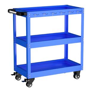 保联工具车小推车多功能手推箱汽修三层维修置物收纳架子层移动柜