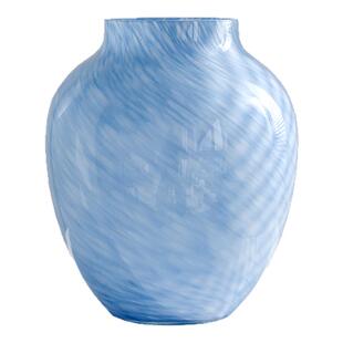 设计感玻璃琉璃中古花瓶鲜花仿真干花艺术花器民宿餐桌插花摆件