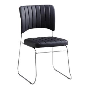 简约办公椅职员会议椅子培训椅麻将椅棋牌室专用免安装叠放靠背椅