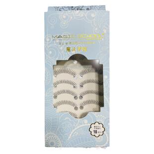 魔法学院细根假睫毛10对装张元英女团V型磨尖自然仿真TOROON同款