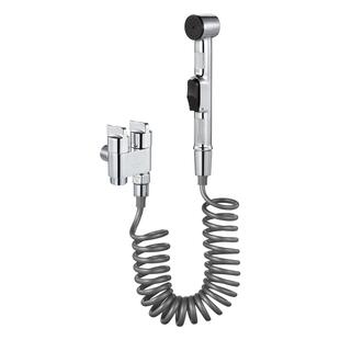 潜水艇马桶角阀一进二出带喷枪专用止回阀双控出水三通分水阀伴侣