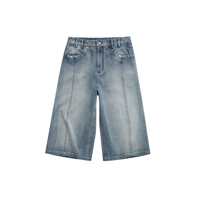 VVNK JANE PLUS2026春季新款A字型牛仔中裤子女J611862208A