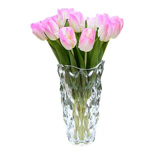 粉色高级感保湿手感郁金香仿真花假花小摆件高档婚庆美容院干花束