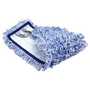 安格清洁长毛纤维尘推拖把平板布替换布条状粘贴式吸水清洁拖布