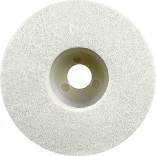 羊毛轮镜面抛光轮角磨机打磨片不锈钢金属石材玻璃抛光磨片毛毡轮