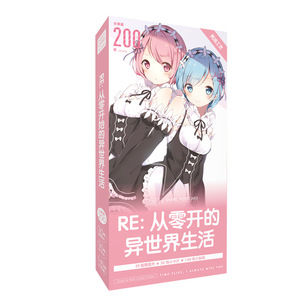 买2送1动漫明信片二次元盒装卡片