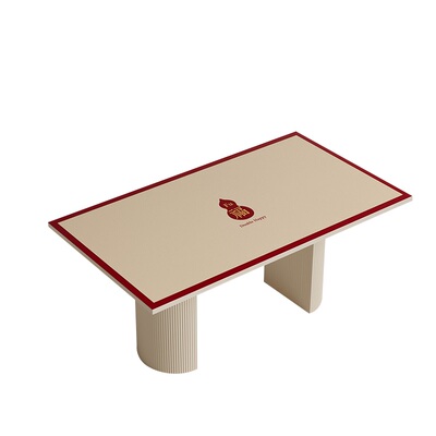 福禄相迎新年红色餐桌垫