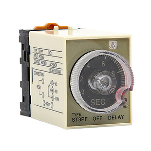 雷能银点ST3PF 断电延时时间继电器 AC220V DC24V AC36V