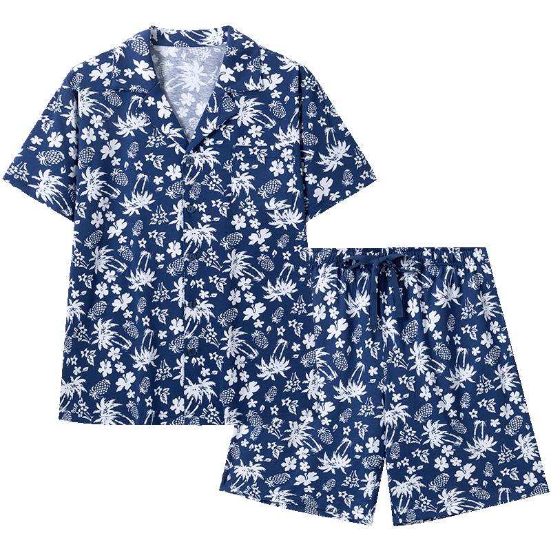 舒雅男士纯棉家居服套装
