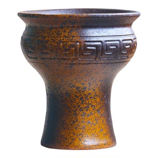 复古粗陶火锅盆透气大口径多肉植物陶瓷花盆创意HP3163