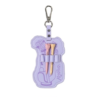 Keypote Golf高尔夫主题配件挂饰球Tee收纳包挂件 可DIY姓名刻字