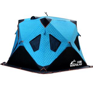 户外冬钓棉帐篷加厚冬季冬天钓鱼专用保暖露营防寒防风保温冰钓屋