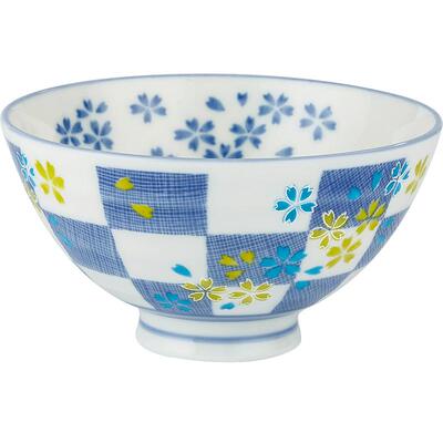 日本光峰陶瓷日式樱花碗釉下彩