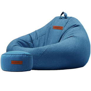 luckysac懒人沙发豆袋榻榻米飘窗卧室客厅阳台躺椅可睡可躺单人椅