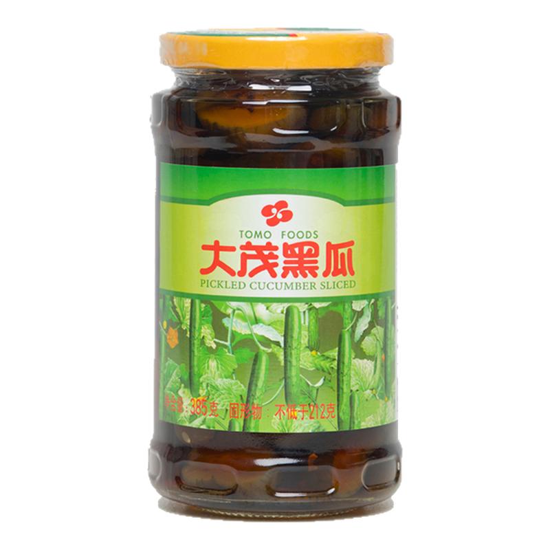 大茂菜心385g瓶裝即食下飯菜醬菜黑瓜幼條瓜腌制泡菜黃瓜咸菜大全