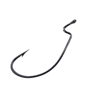 科诺拉曲柄钩倒刺路亚德州钓组微物高碳钢鱼钩渔具配件批根钓