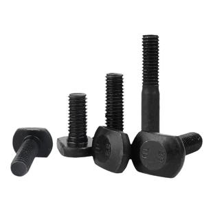 T型螺丝8.8级GB37压板螺丝高强度发黑T形槽用螺栓M8M10M12M30M36