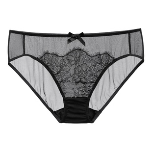 立美力蕾丝内裤女性感新款无痕爆款真丝底裆底裤轻奢高级感三角裤