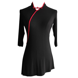 2025新款日常舞蹈练功服形体跳舞衣广场舞宽松阔腿裤现代舞上衣