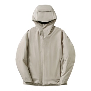 三防压胶无惧严寒！男士秋冬高端防风雨雪加厚保暖户外连帽羽绒服