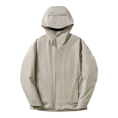 布徕巴伦三防加厚保暖连帽羽绒服