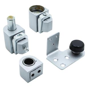 免挖坑肯德基门轴麦当劳有框玻璃门地轴配件铝合金门地弹簧铰链