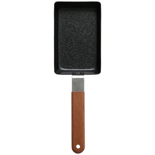 日本进口玉子烧锅平底锅小煎炒锅厚蛋烧煎蛋锅早餐锅小铁锅现货