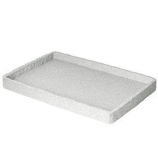 DecoTalk 浴室浴具托盘 砂岩底座置物盘 拍摄道具样板间配饰摆件