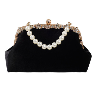 复古风中式配旗袍手提包