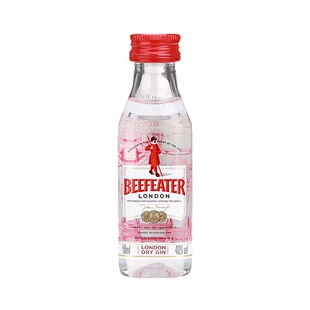 必富达金酒50ml玻璃瓶小酒版迷你酒伴英国进口洋酒基酒调酒鸡尾酒