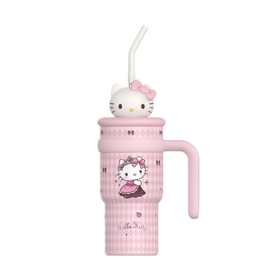 Hellokitty联名咖啡杯外出便携女生高颜值送礼实用生日礼物保温杯