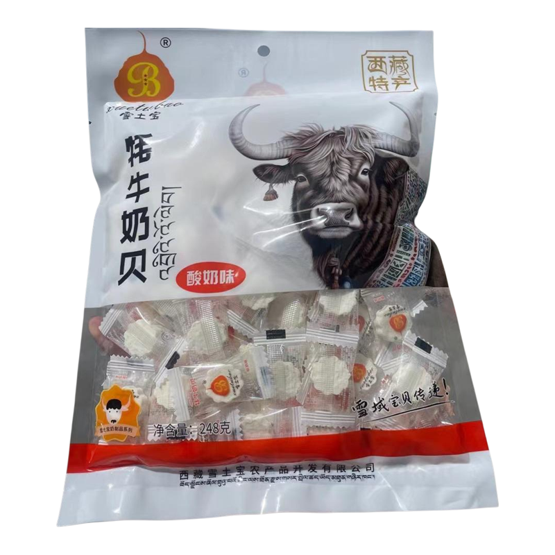 西藏雪土宝牦牛奶贝独立包装