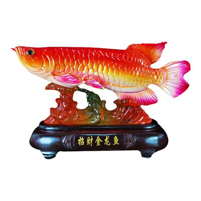 招财金龙鱼中式客厅玄关