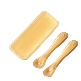 新生婴儿硅胶勺子软头初生宝宝喂水奶米粉吃饭儿童餐具辅食小软勺