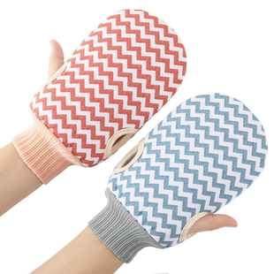 晶意露指搓澡洗澡巾双面女士不疼家用强力搓泥搓搓背神器搓澡手套