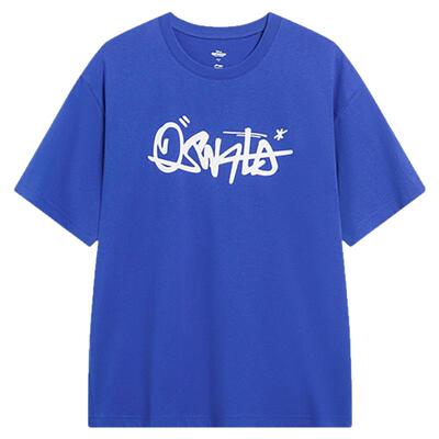 Lining/李宁正品OSWALD联名系列男子宽松短袖T恤AHST313
